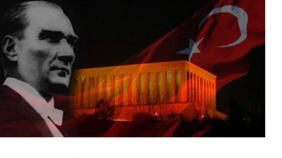 10 Kasım Atatürk'ü Anma Töreni ve Etkinlikleri.