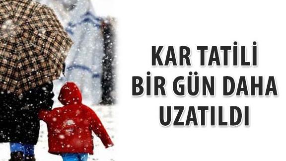 İlçemizdeki Okullarda Kar Tatili