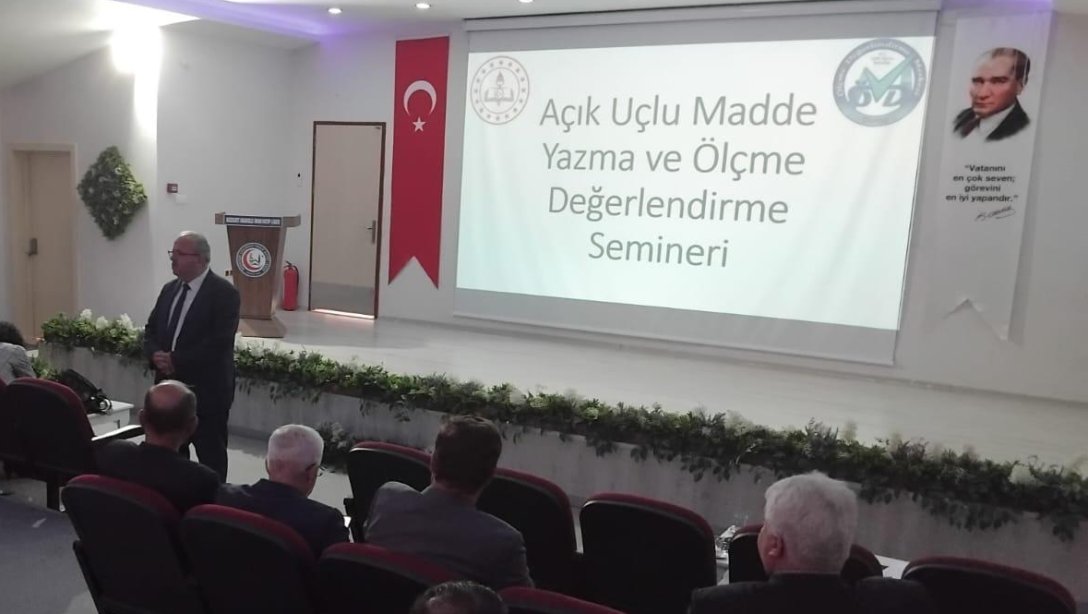 TÜRKİYE YÜZYILI MAARİF MODELİNDE ÖLÇME DEĞERLENDİRME UYGULAMALARI ÖĞRETMEN/İDARECİ BİLGİLENDİRME TOPLANTISI